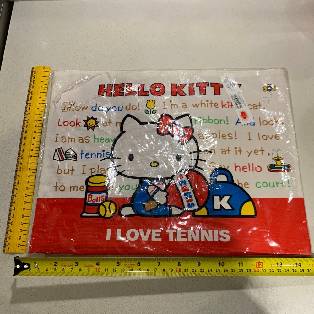 VINTAGE 1999 HELLO KITTY TOTE MADE IN JAPAN